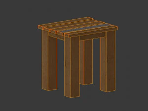 set of gallows 3D Model