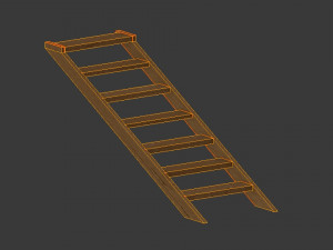set of gallows 3D मॉडल