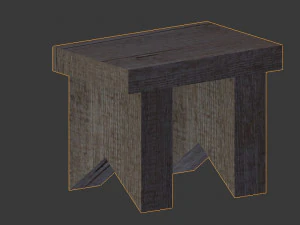 set of gallows 3D Model