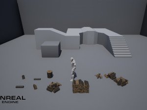 chopped wood variations 3D Модель