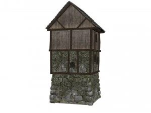 medieval high house 3D Model