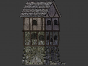 medieval high house 3D Model
