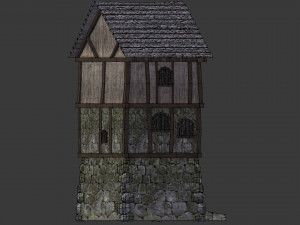 medieval high house 3D Model
