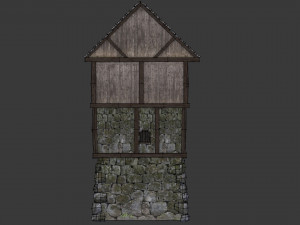 medieval high house 3D Model
