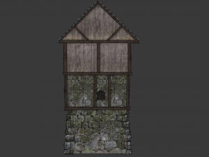 medieval high house 3D Model
