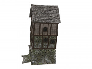 medieval high house 3D Model