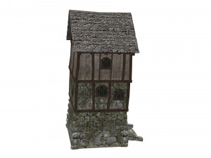 medieval high house 3D Model