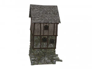 medieval high house 3D Model