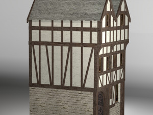 medieval high house2 3D Model