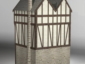 medieval high house2 3D Model