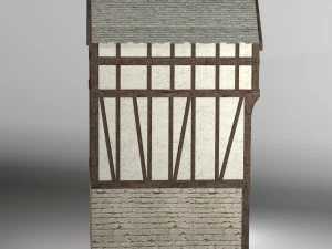 medieval high house2 3D Model