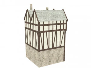 medieval high house2 3D Model