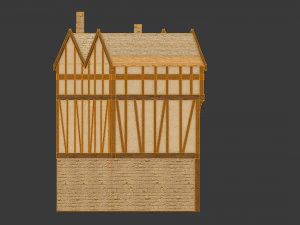 medieval high house2 3D Model