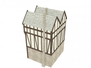 medieval high house2 3D Model