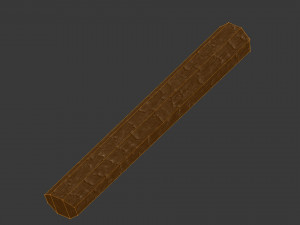 burned thatched house Modèle 3D