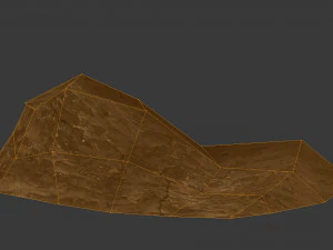 burned thatched house 3D Model