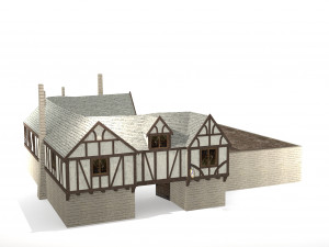 medieval inn the blue rabbit 3D Model