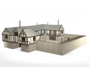 medieval inn the blue rabbit Modelo 3D
