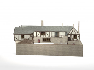 medieval inn the blue rabbit Modelo 3D