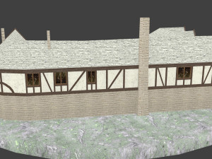 medieval inn the blue rabbit Modelo 3D