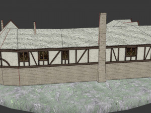 medieval inn the blue rabbit Modelo 3D