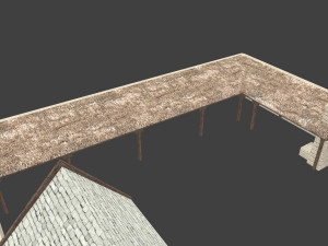 medieval inn the blue rabbit Modelo 3D