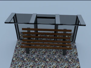 bus stop 3D Model