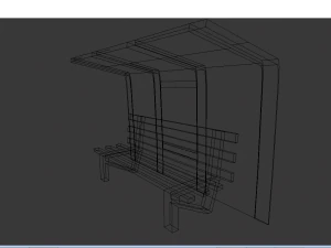 bus stop 3D Model