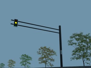 sem&aacute;foro Modelo 3D