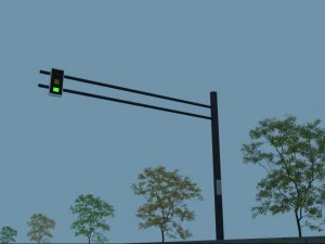 sem&aacute;foro Modelo 3D