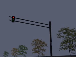 sem&aacute;foro Modelo 3D