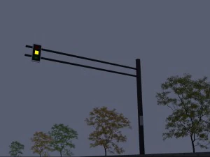 sem&aacute;foro Modelo 3D