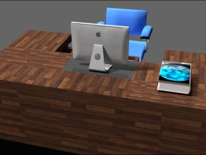 configuração da mesa Modelo 3D