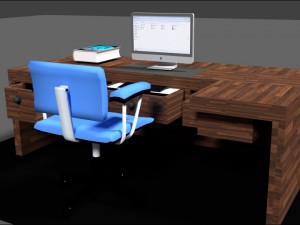 table setup 3D Model