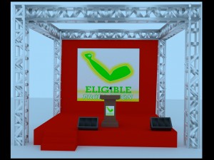 outdoor stage 3D Model