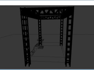 outdoor stage Modello 3D