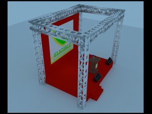 outdoor stage Modello 3D