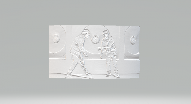 nicky jam x j balvin - x lithophane 3D Print Model .c4d .max .obj .3ds .fbx .stl .blend