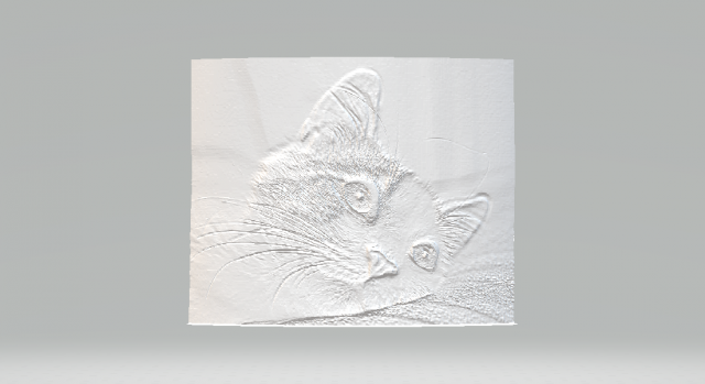 lithophane cat Modello di stampa 3D .c4d .max .obj .3ds .fbx .stl .blend