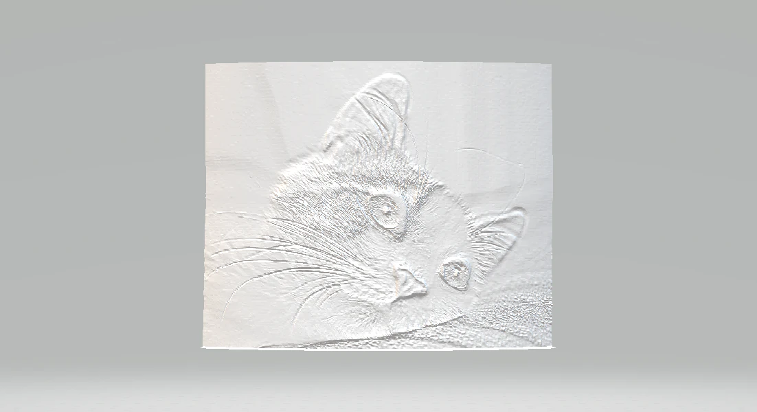 lithophane cat 3D Print Model .c4d .max .obj .3ds .fbx .stl .blend 