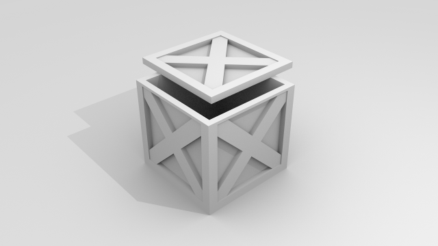 box 3D Model .c4d .max .obj .3ds .fbx .stl .blend 