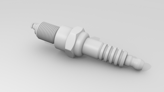 glow plug 3D Модель .c4d .max .obj .3ds .fbx .stl .blend