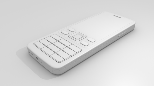 nokia6300 Model 3D .c4d .max .obj .3ds .fbx .stl .blend 