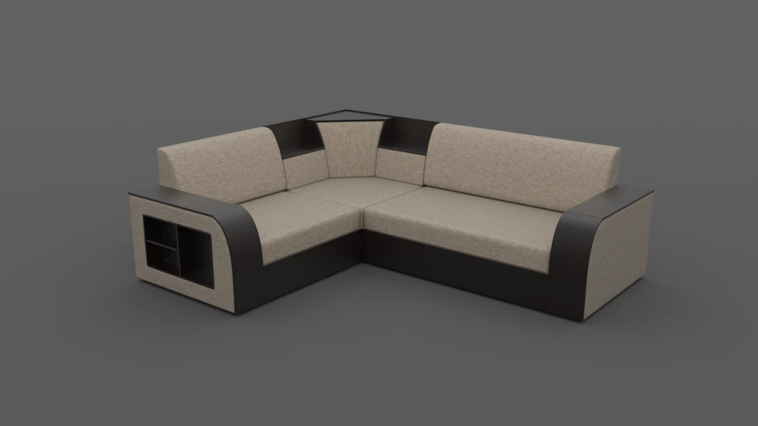 corner sofa 3D Model .c4d .max .obj .3ds .fbx .stl .blend 