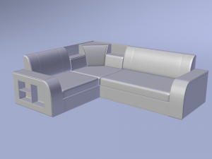 corner sofa 3D 모델