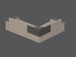 corner sofa 3D 모델