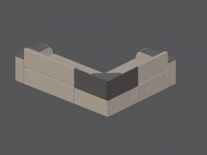 corner sofa 3D Model