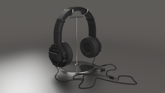headphones Modelo 3D .c4d .max .obj .3ds .fbx .stl .blend 