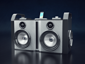 boom box 3D मॉडल