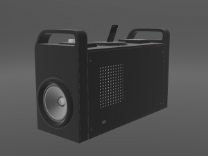 boom box 3D मॉडल